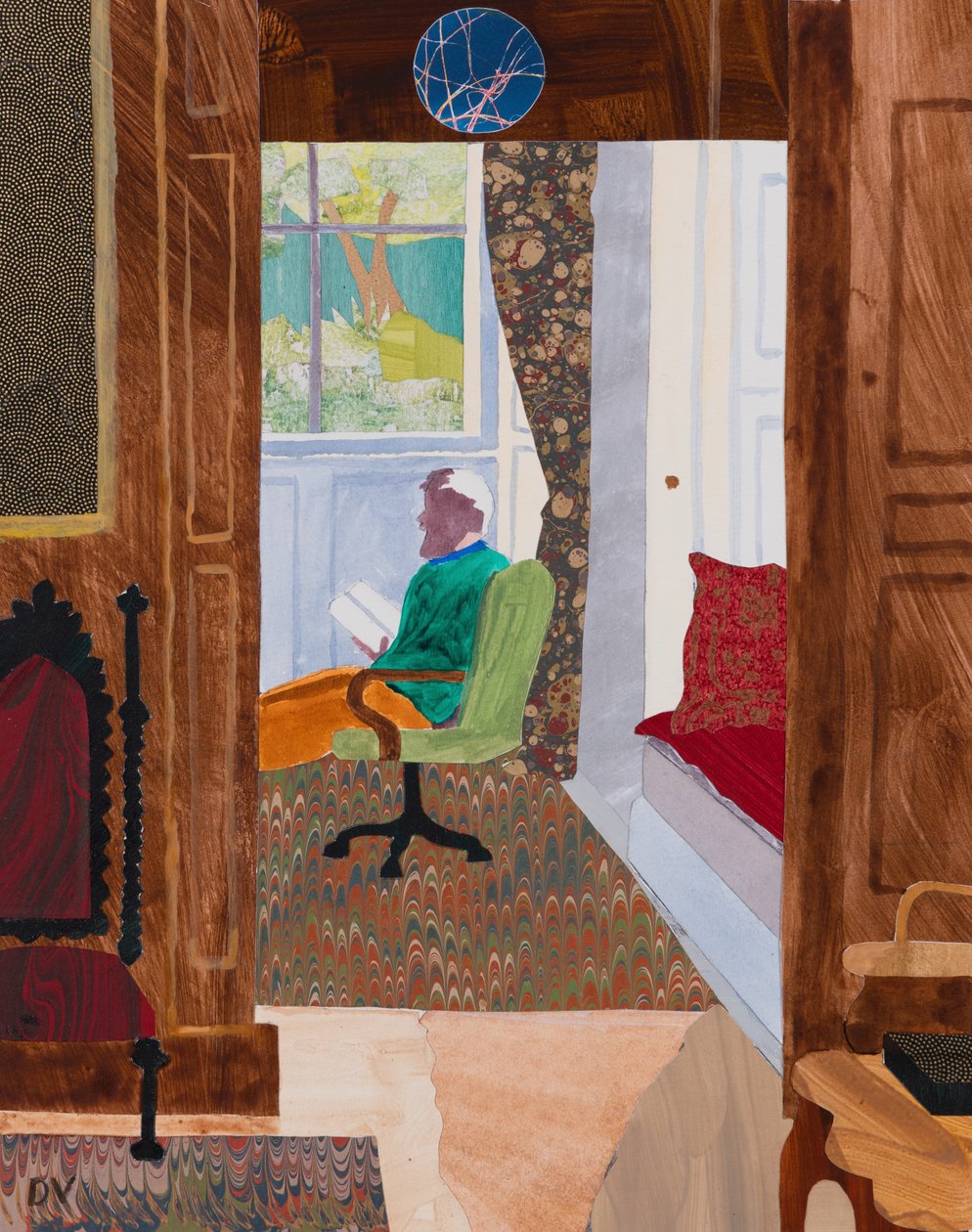 Silence (collage) - Dione Verulam