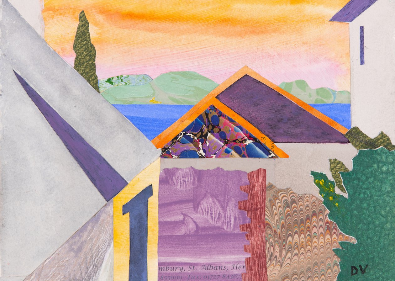 Triangles (collage) - Dione Verulam