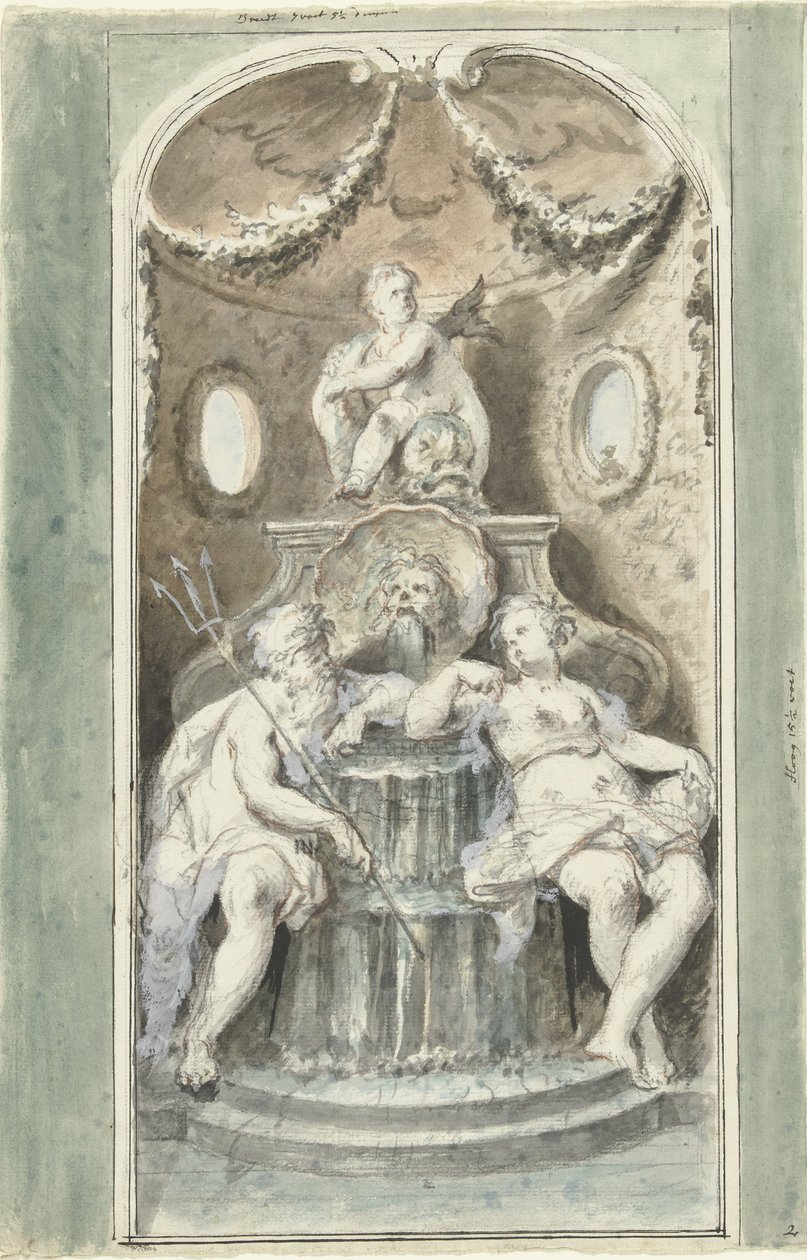 Projet de peinture décorative avec une fontaine - Dionys van Nijmegen