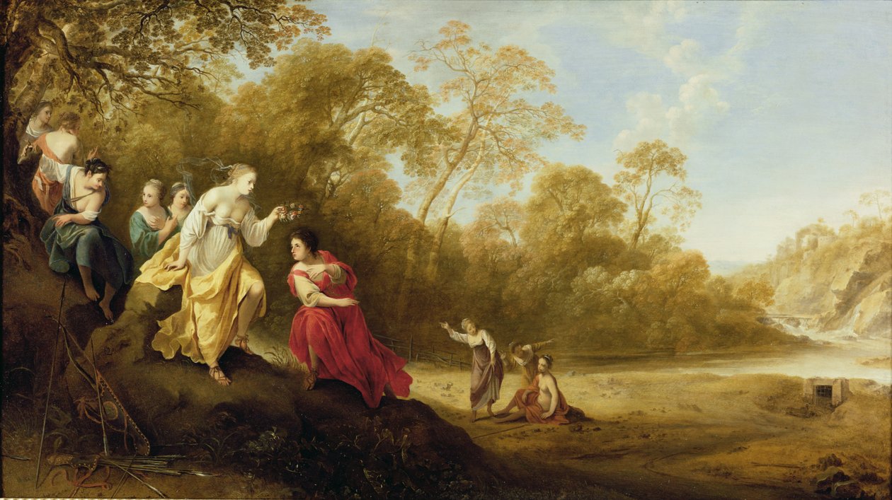 Le Couronnement de Mirtillo - Dirck van der Lisse