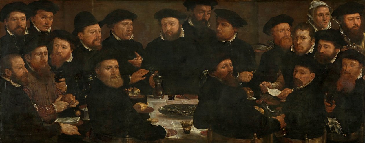 Banquet de dix-huit gardes de l