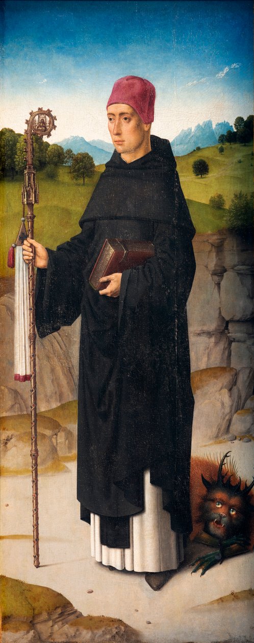 Église paroissiale (Parochiekerk Sint-Pieter). Peinture. Dirk Bouts. Le Martyre de Saint Érasme. Vers 1460-1464. (détail) - Dirck Bouts