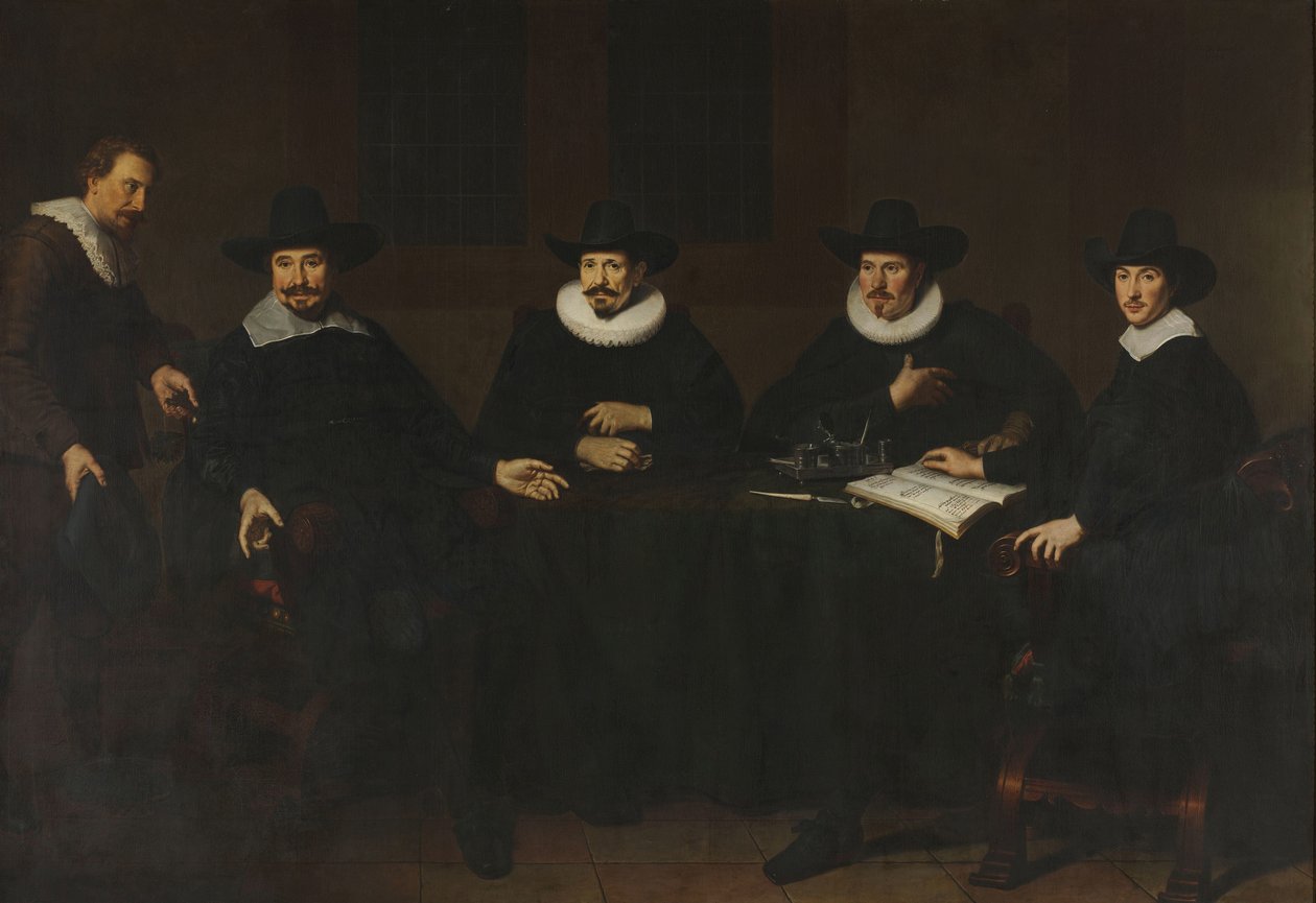 Les chefs de la Saainering à Amsterdam, 1643 - Dirck Dircksz. van Santvoort