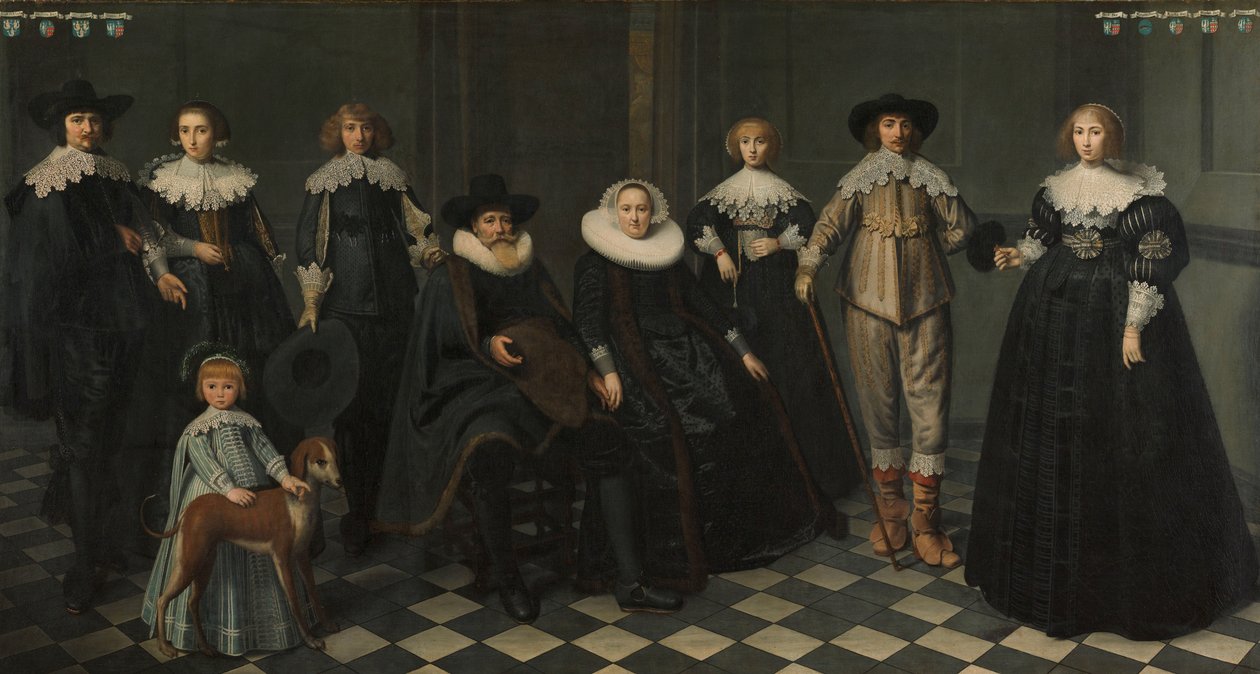 Portrait de la famille de Dirck Bas Jacobsz, bourgmestre d