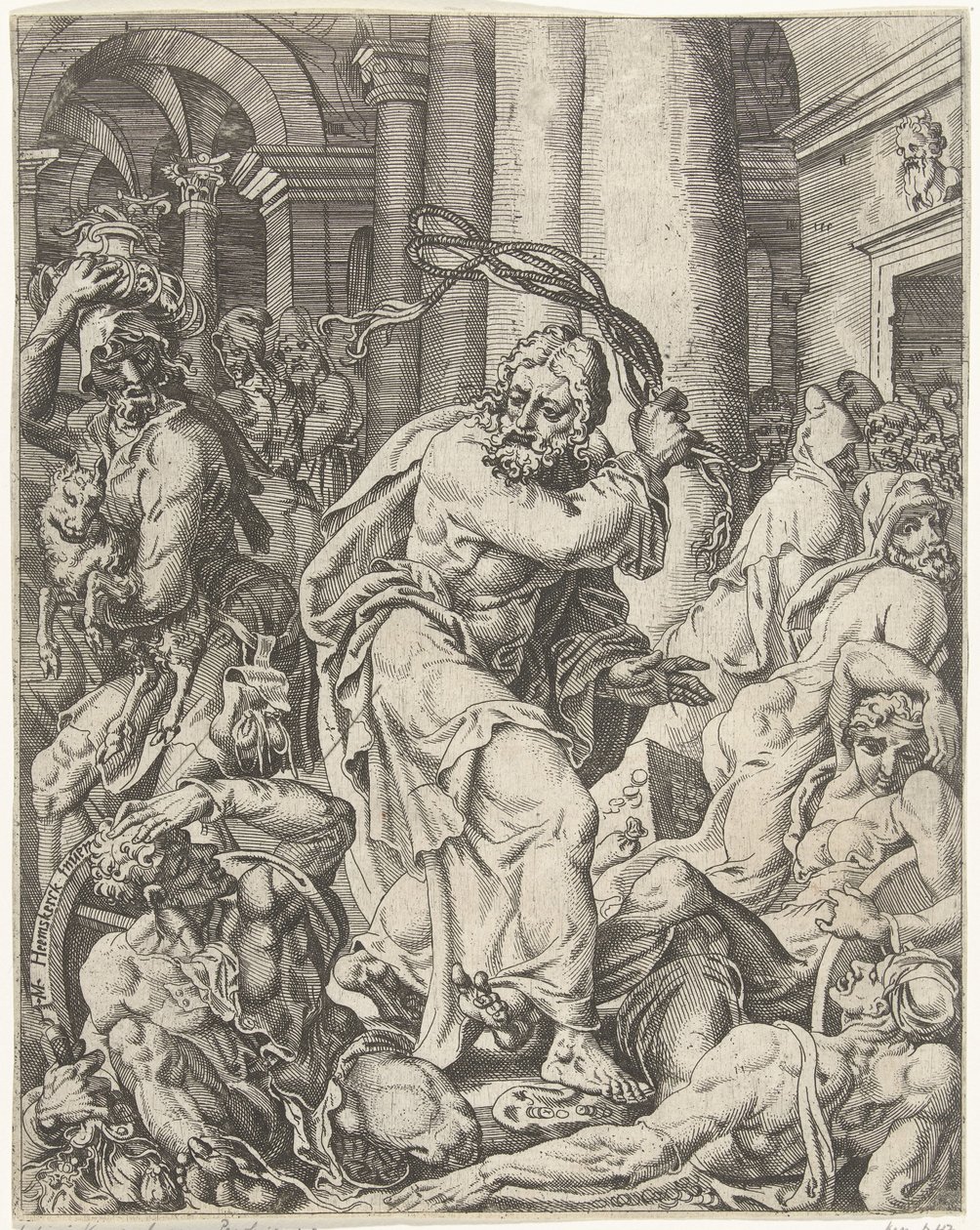 Expulsion des changeurs du temple (série La chute et la rédemption de l