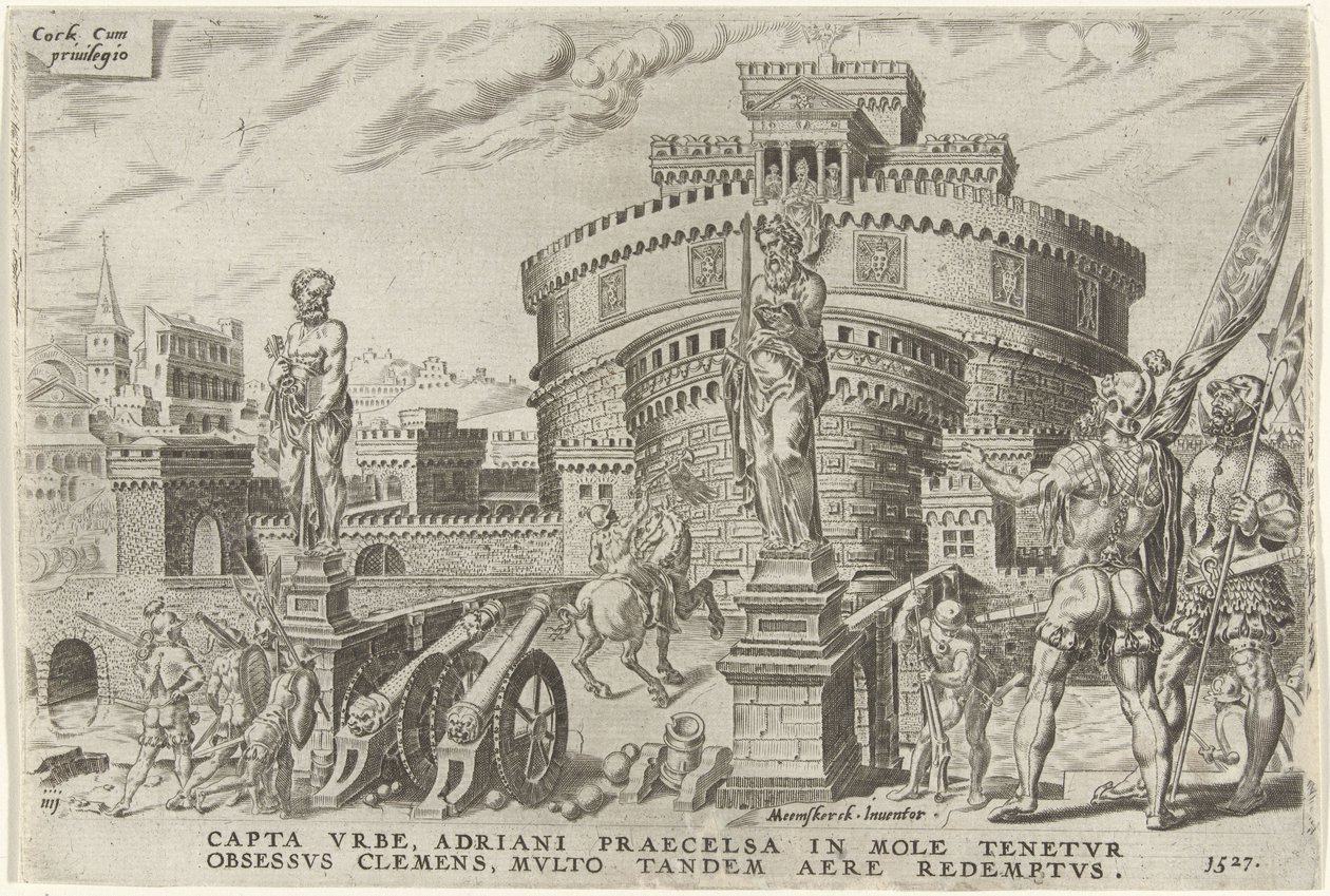 Siège du Château Saint-Ange, 1527 - Dirck Volckertsz. Coornhert