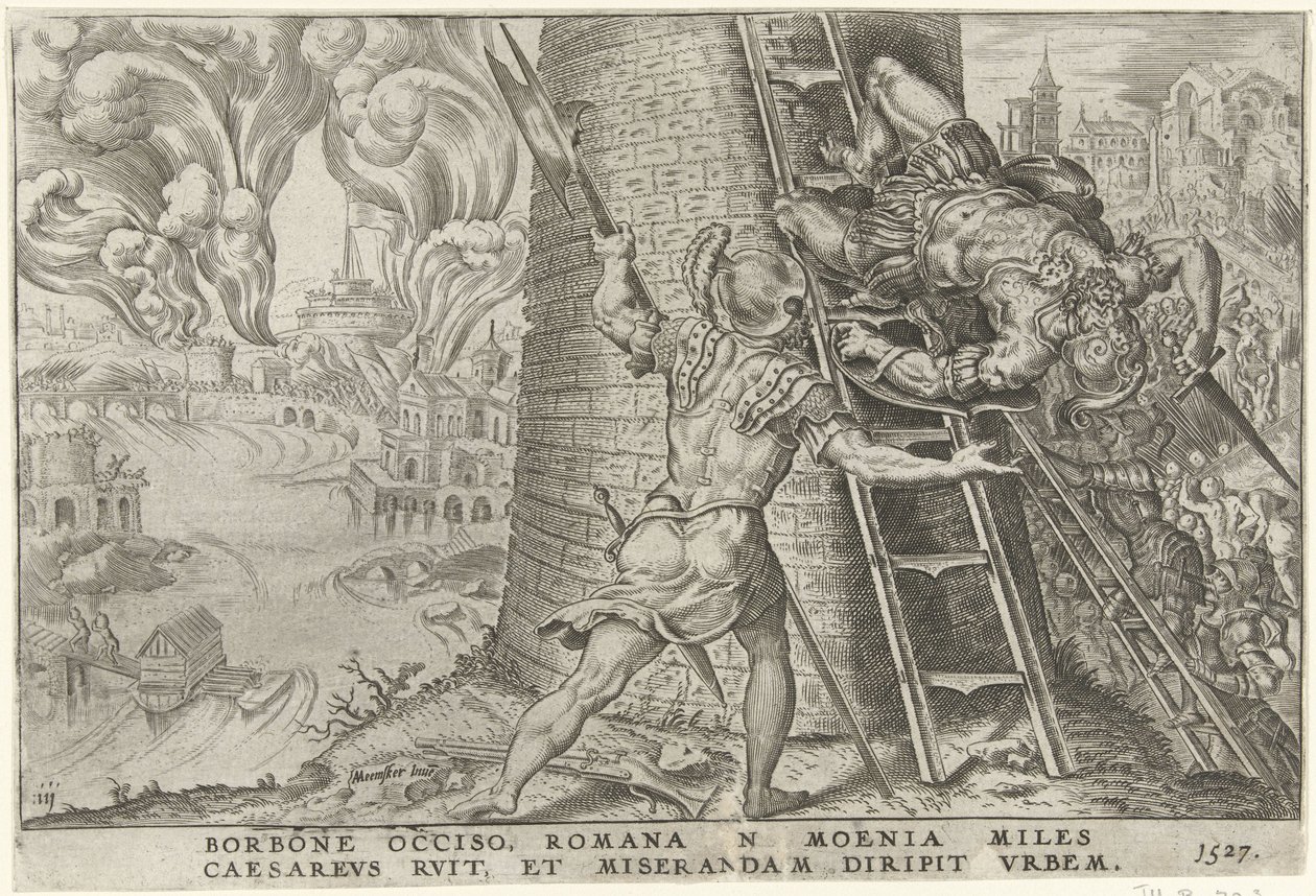 Assaut de Rome, 1527 - Dirck Volckertsz. Coornhert