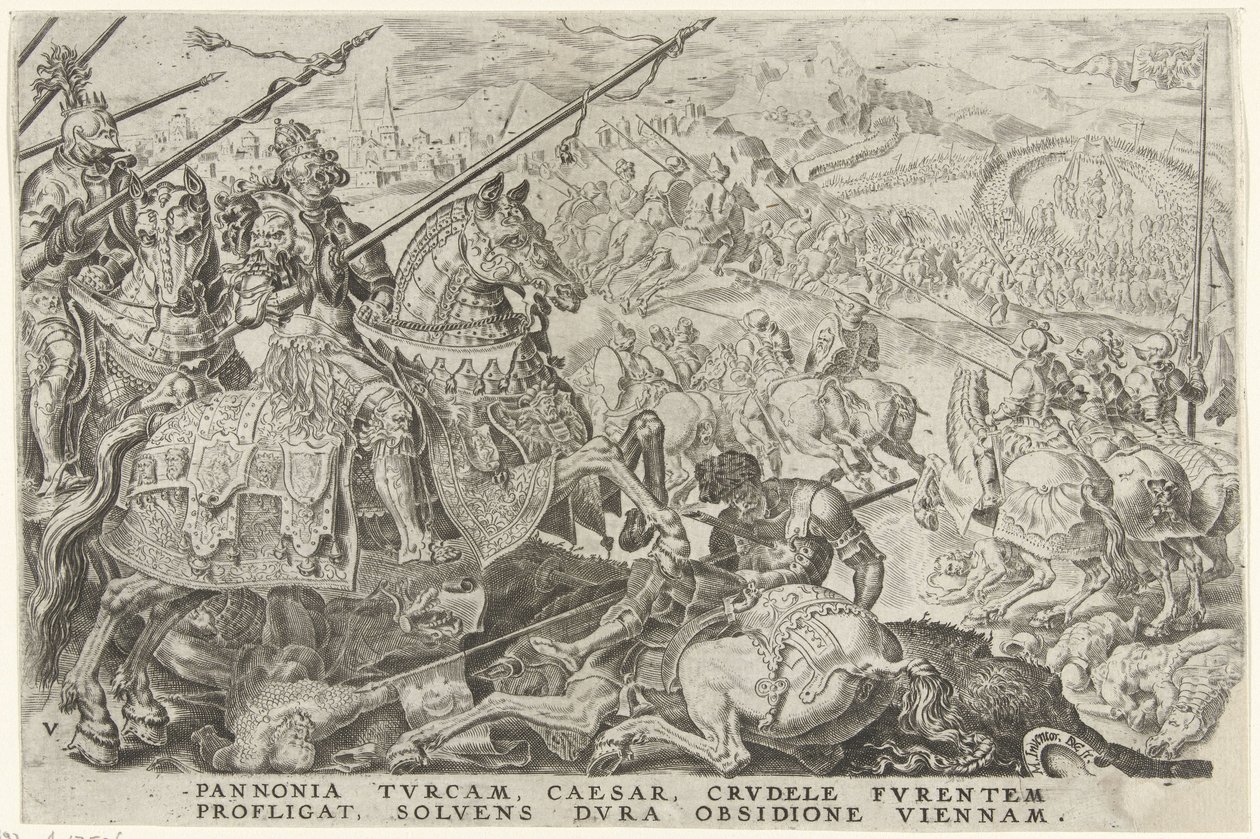 Le siège de Vienne, 1529 (Les victoires de Charles V) - Dirck Volckertsz. Coornhert