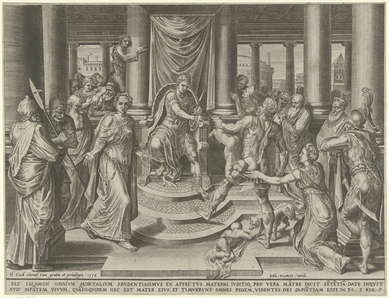 Jugement de Salomon - Dirck Volckertsz. Coornhert