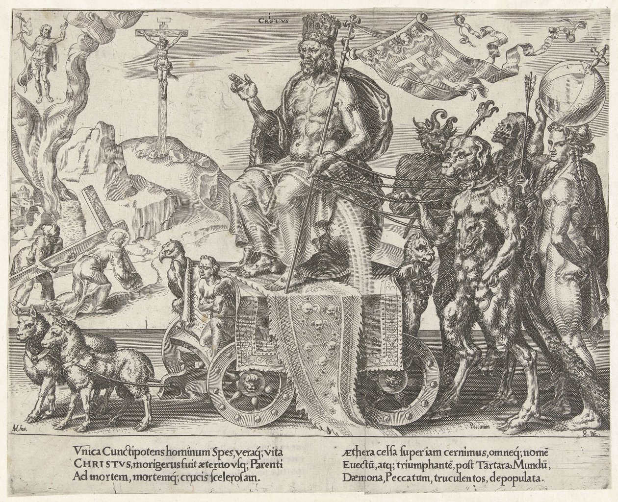 Triomphe du Christ (Triomf van de lijdzaamheid) - Dirck Volckertsz. Coornhert