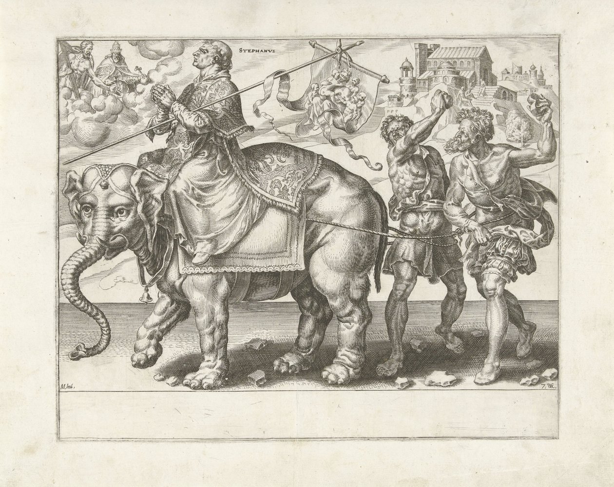 Triomphe de Stéphane, Triomf van de lijdzaamheid (série) - Dirck Volckertsz. Coornhert