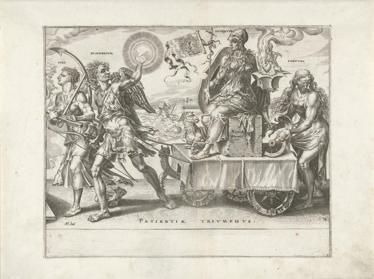 Triomphe de la patience (Patientia) - Dirck Volckertsz. Coornhert
