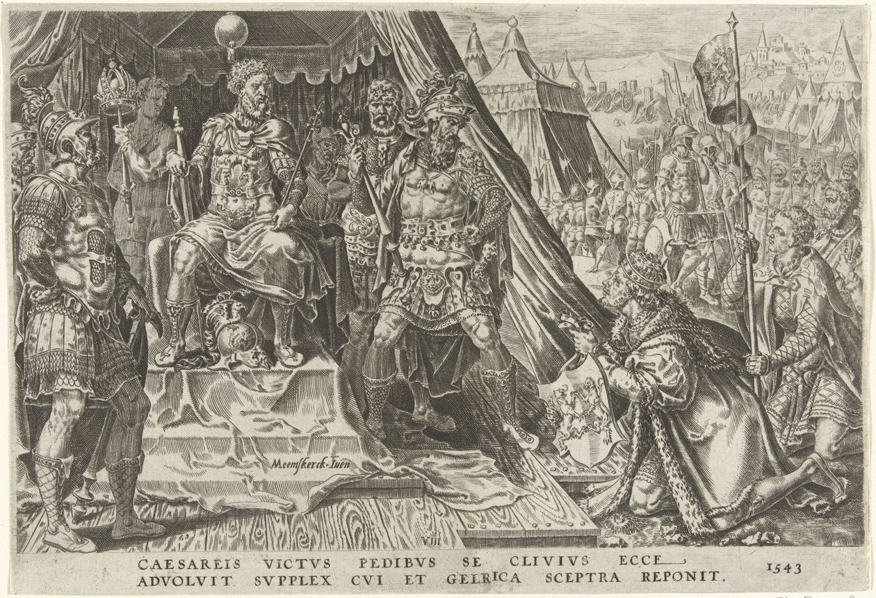 Guillaume II, duc de Gueldre, se soumet à l