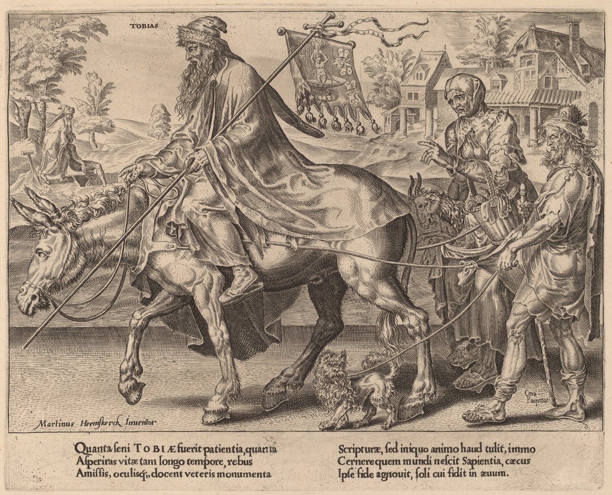 Le Triomphe de Tobie - Dirck Volckertz Coornhert after Maerten van Heemskerck