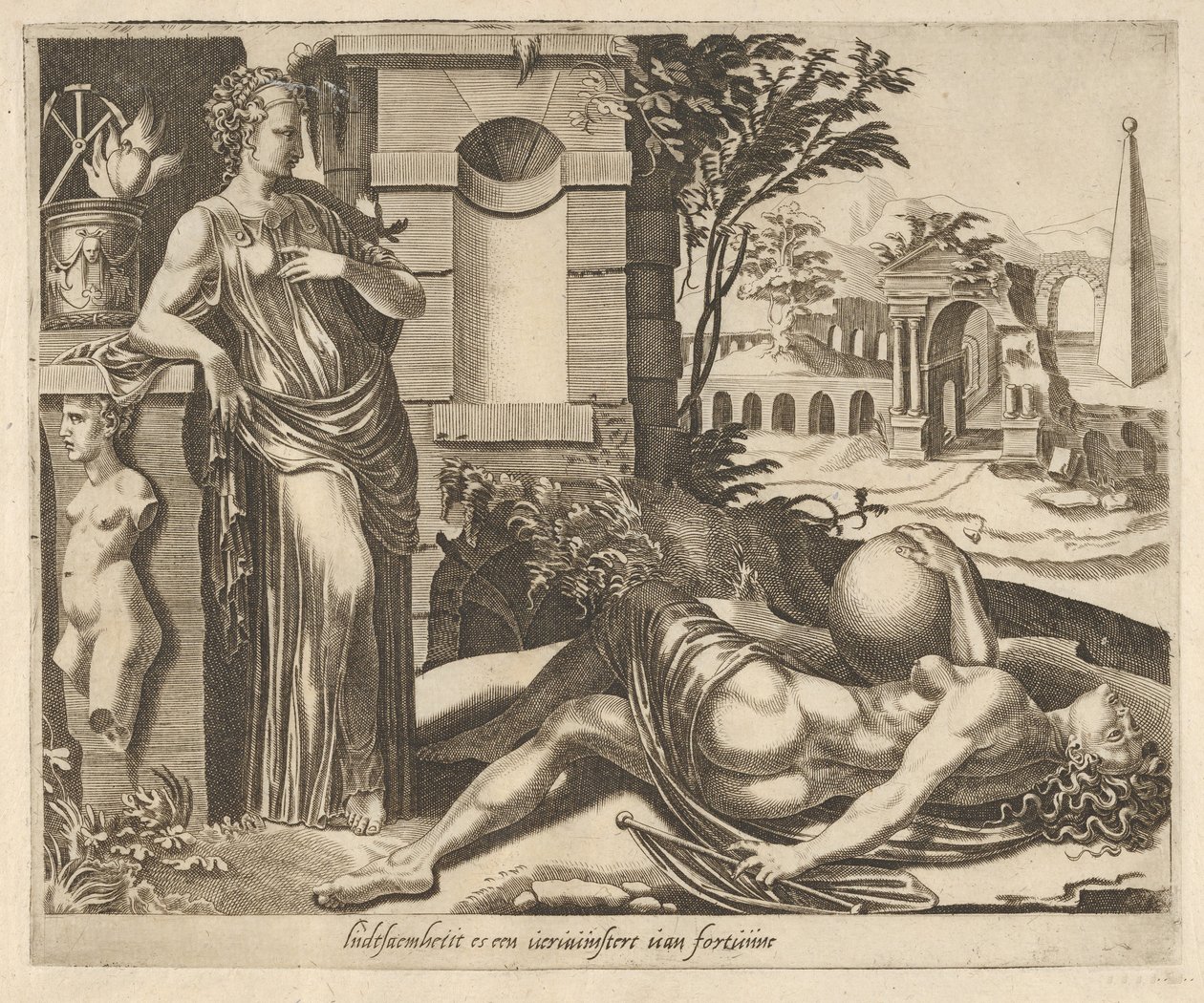 La Patience victorieuse de la Fortune des Six Proverbes sur la Fortune, vers 1560 - Dirck Volkertsen Coornhert