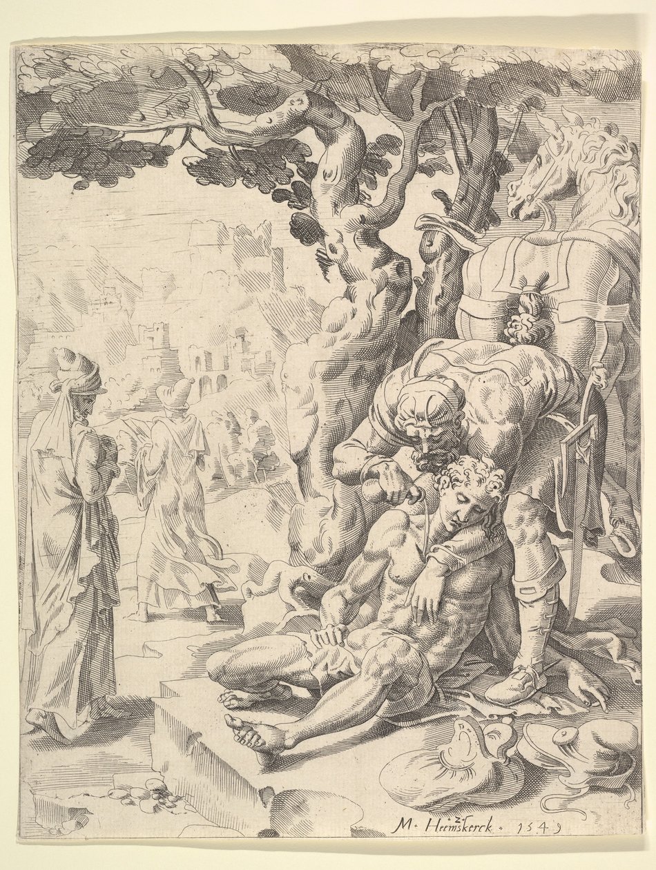La parabole du bon Samaritain, 1549 - Dirck Volkertsen Coornhert