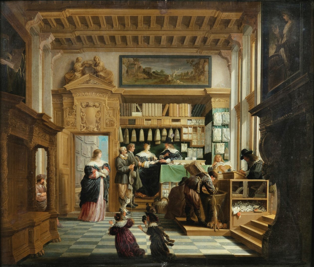 Le cabinet du juriste - Dirck van Delen
