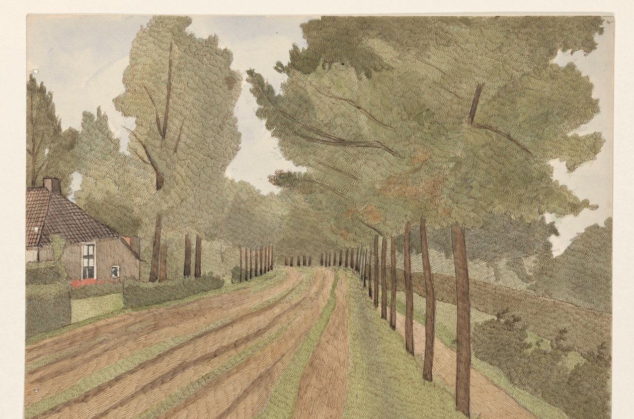 Le chemin du foin près d