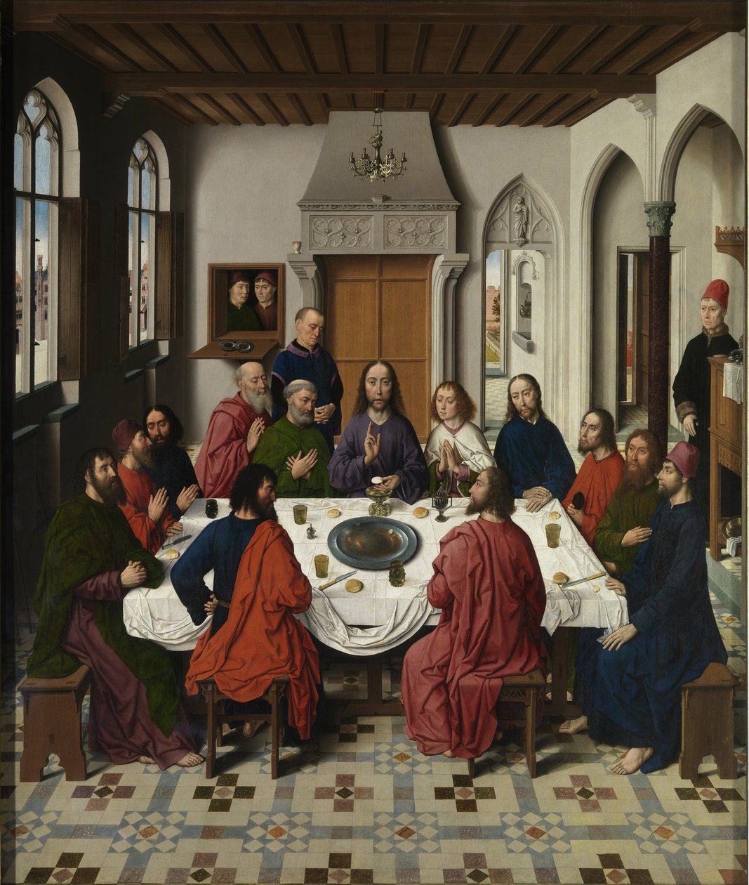 Panneau central du retable de la Cène, 1464-1468 - Dirk Bouts