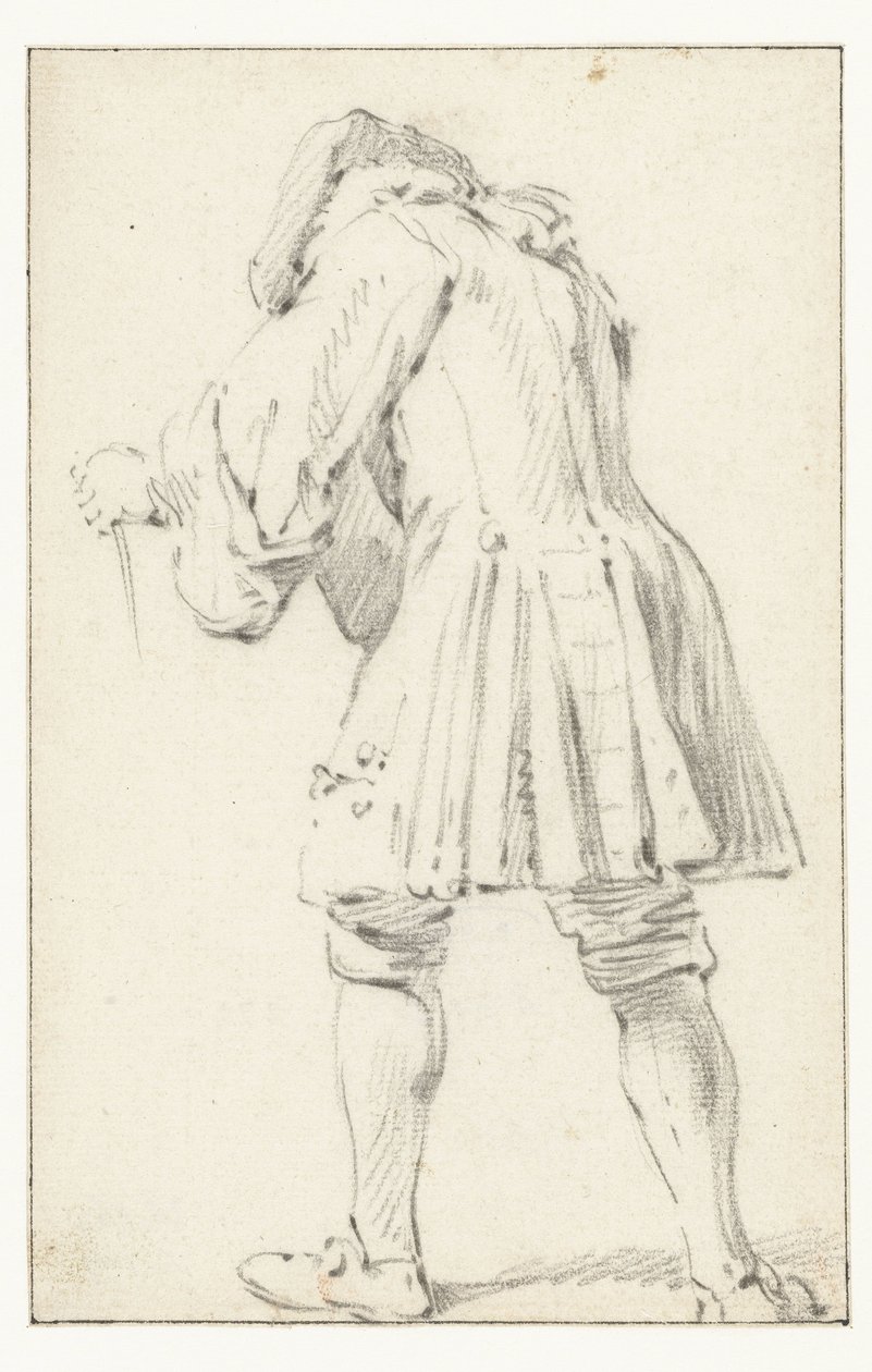 Soldat debout, vu de dos - Dirk Maas