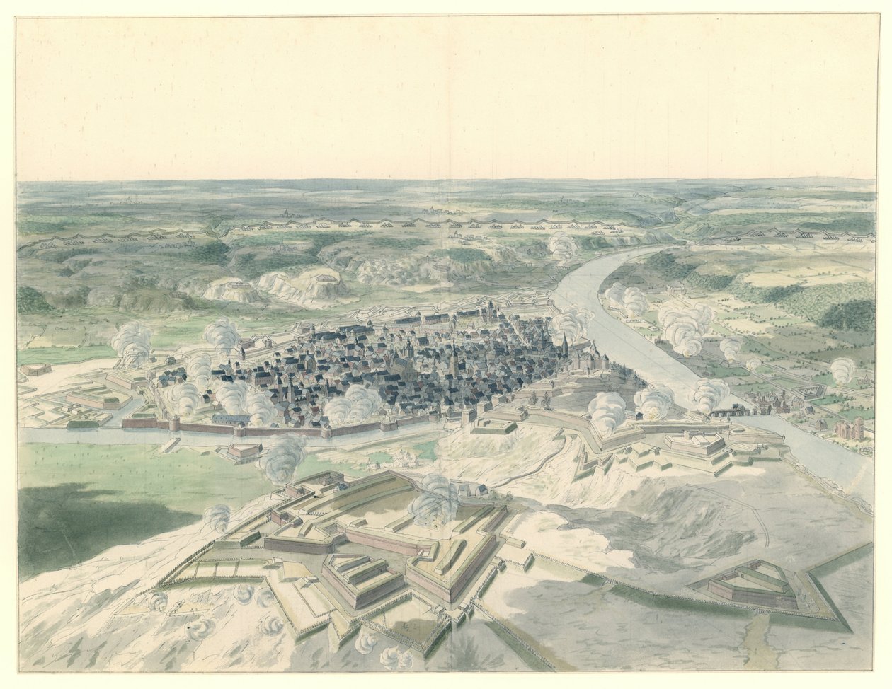 Vue de Namur depuis l