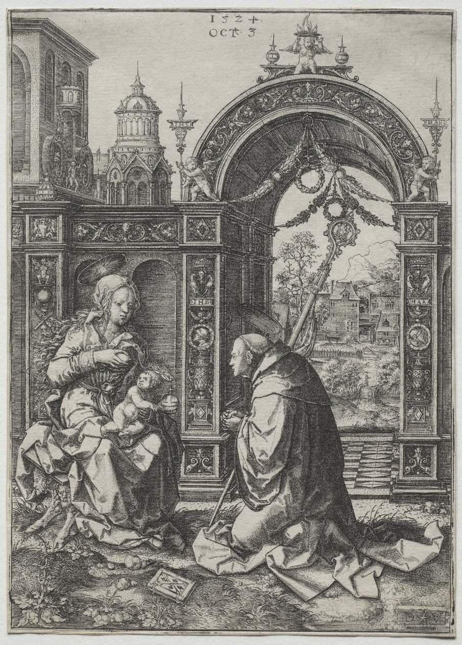La Vision de Saint Bernard - Dirk Vellert