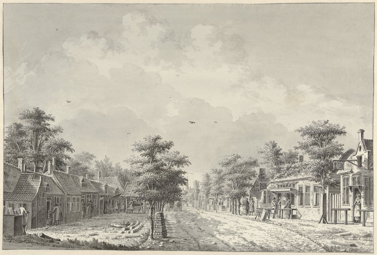 Vue du village De Bilt depuis la Hollebeld - Dirk Verrijk