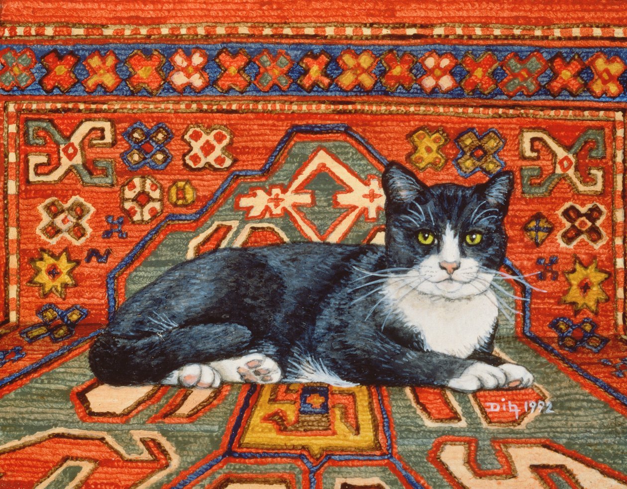 Deuxième patch de tapis-chat, 1992 - Ditz