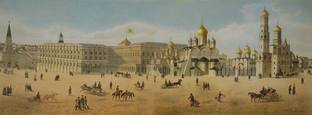 Le Grand Palais du Kremlin et les cathédrales de l