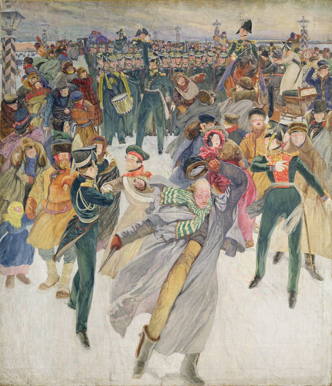 La révolte des décembristes - Dmitri Nikolayevich Kardovsky