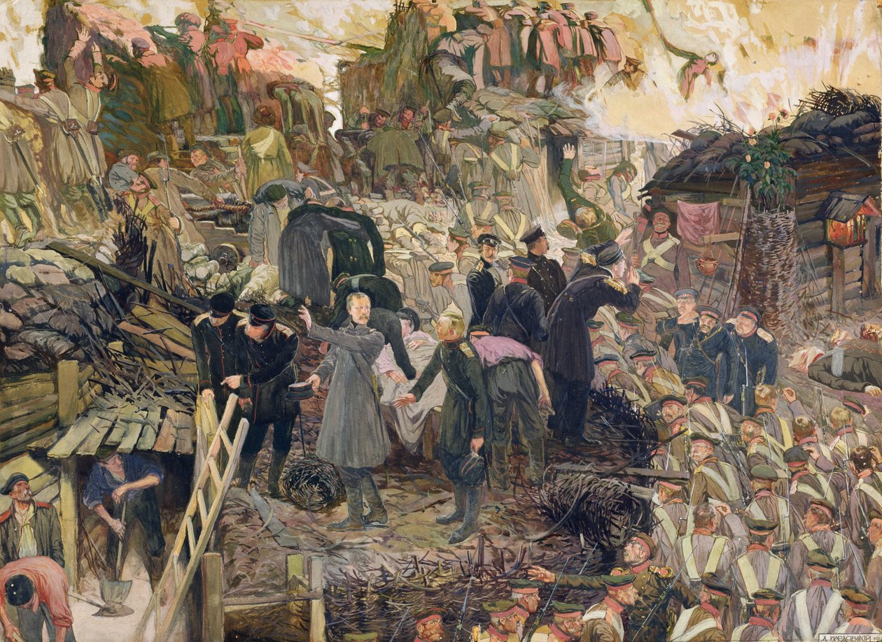 La Défense de Sébastopol, 1910 - Dmitri Nikolayevich Kardovsky