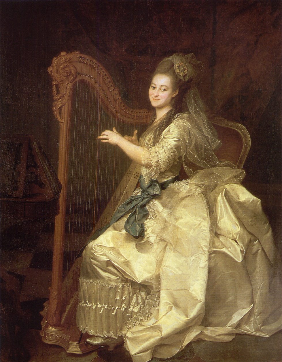 Portrait de Glaphira Ivanovna Alymova 1758-1826, 1776 - Dmitri Grigorievich Levitsky