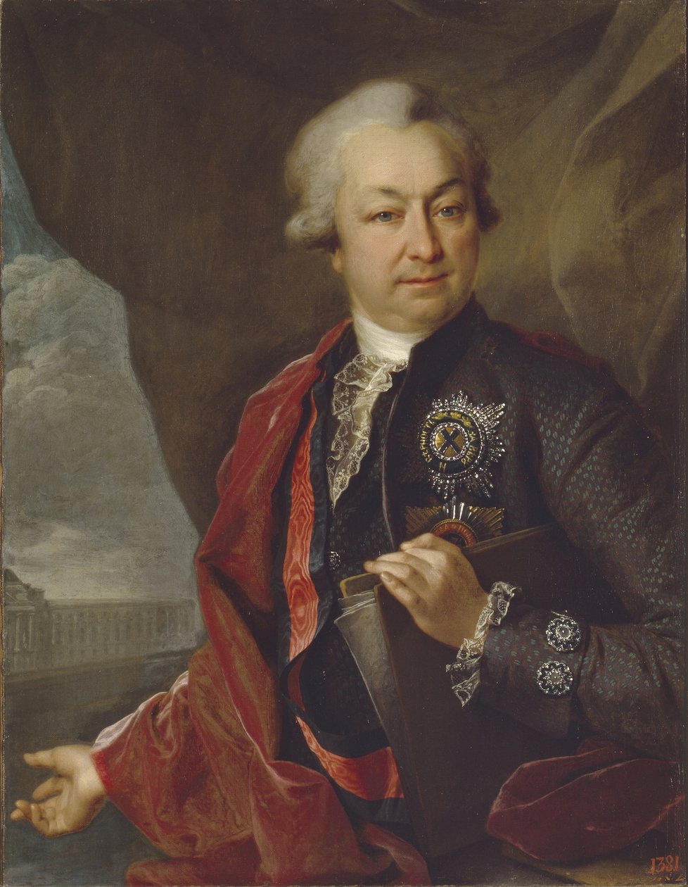 Portrait du comte Ivan Ivanovich Shuvalov - Dmitri Grigorievich Levitsky