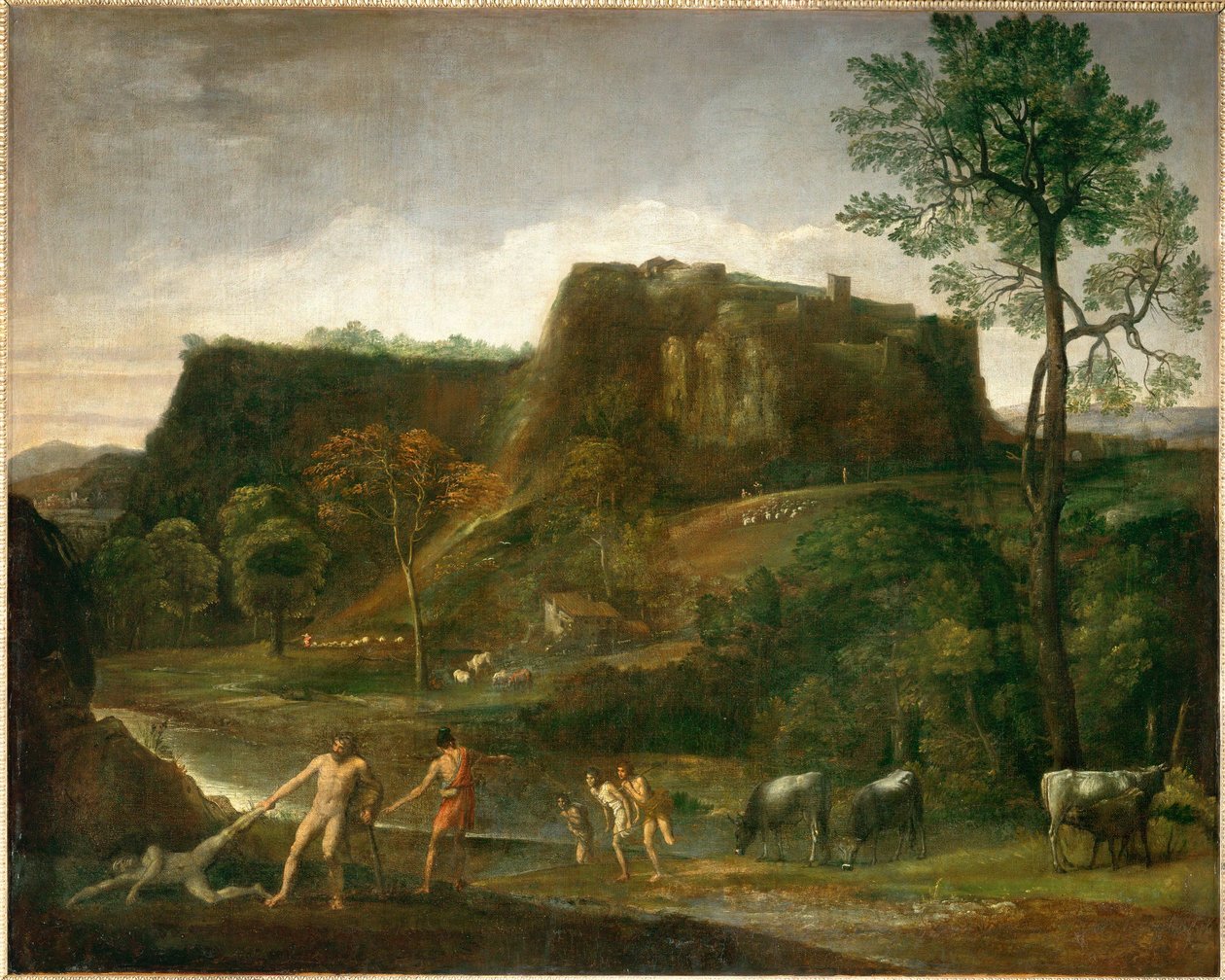 Hercule tire Cacus de sa grotte ... - Domenichino (1581 1641)