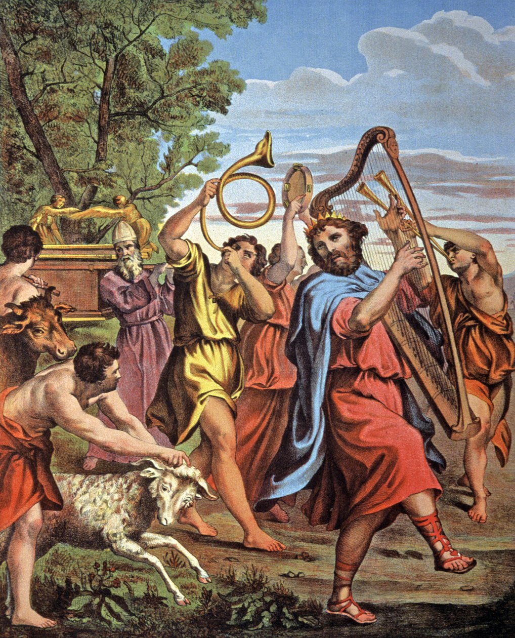 Le roi David ramène l