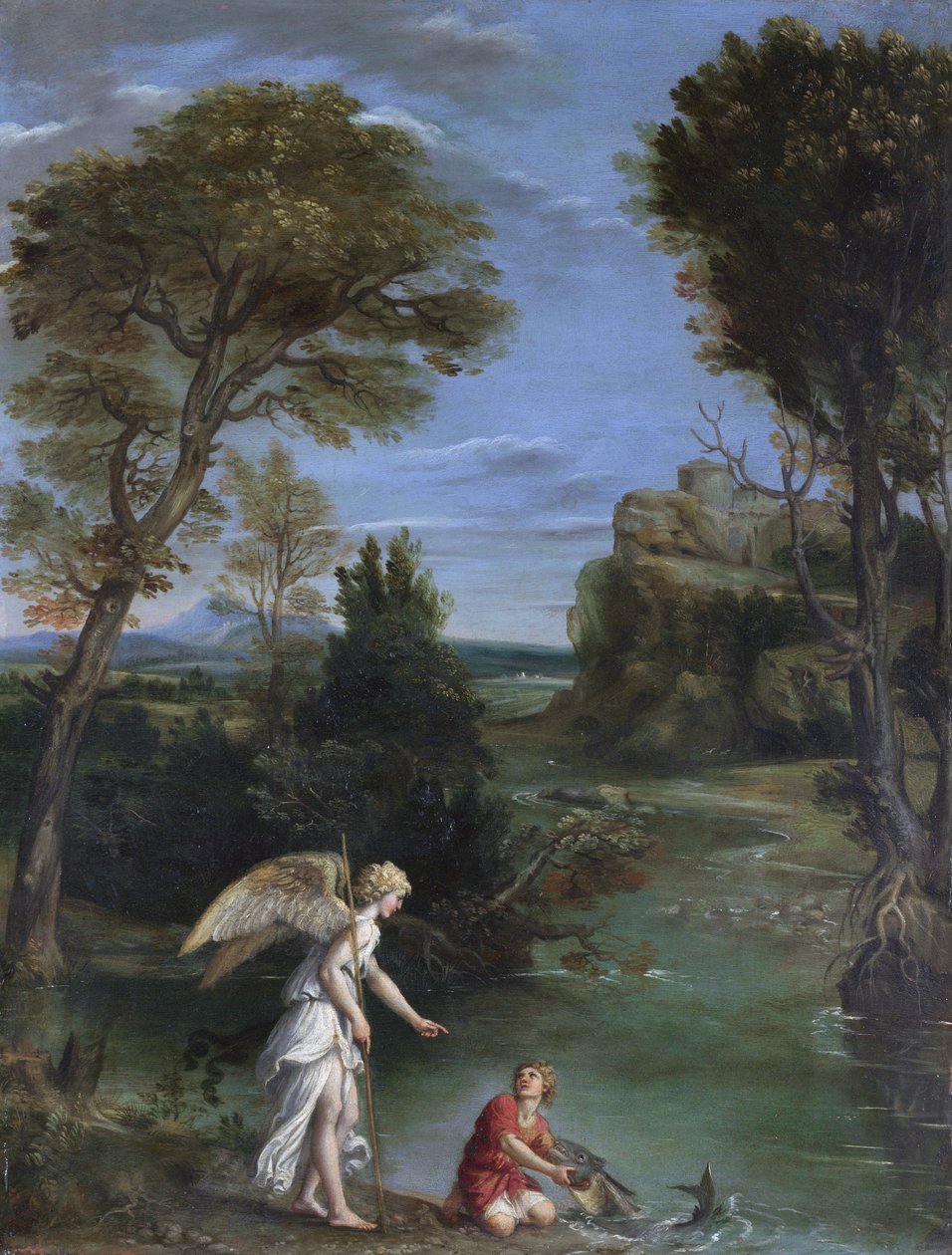 Paysage avec Tobias s