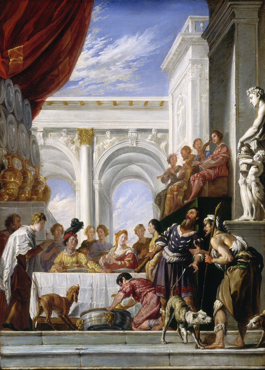 La parabole de Lazare et du riche - Domenico Fetti or Feti
