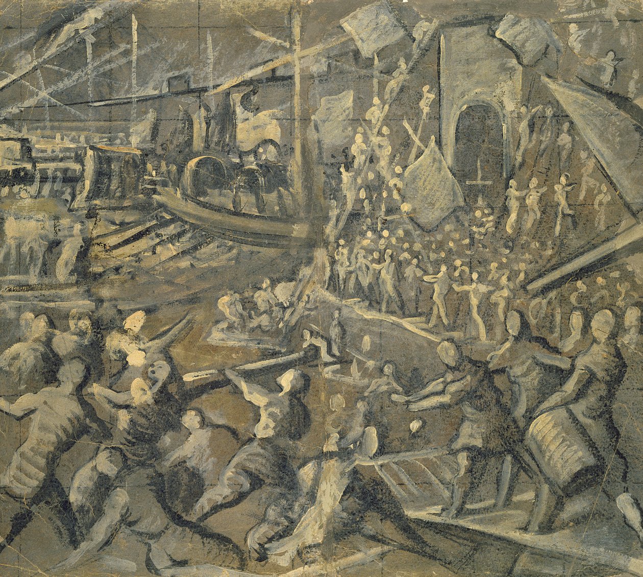 La Conquête de Constantinople par les Vénitiens en 1204, 1598-1605 - Domenico Robusti Tintoretto