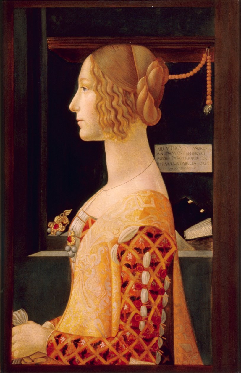 Portrait de Giovanna Tornabuoni, vers 1899 - Domenico (after) Ghirlandaio