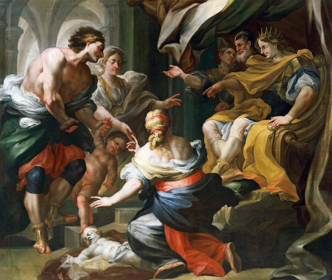Le jugement de Salomon - Domenico Antonio Vaccaro