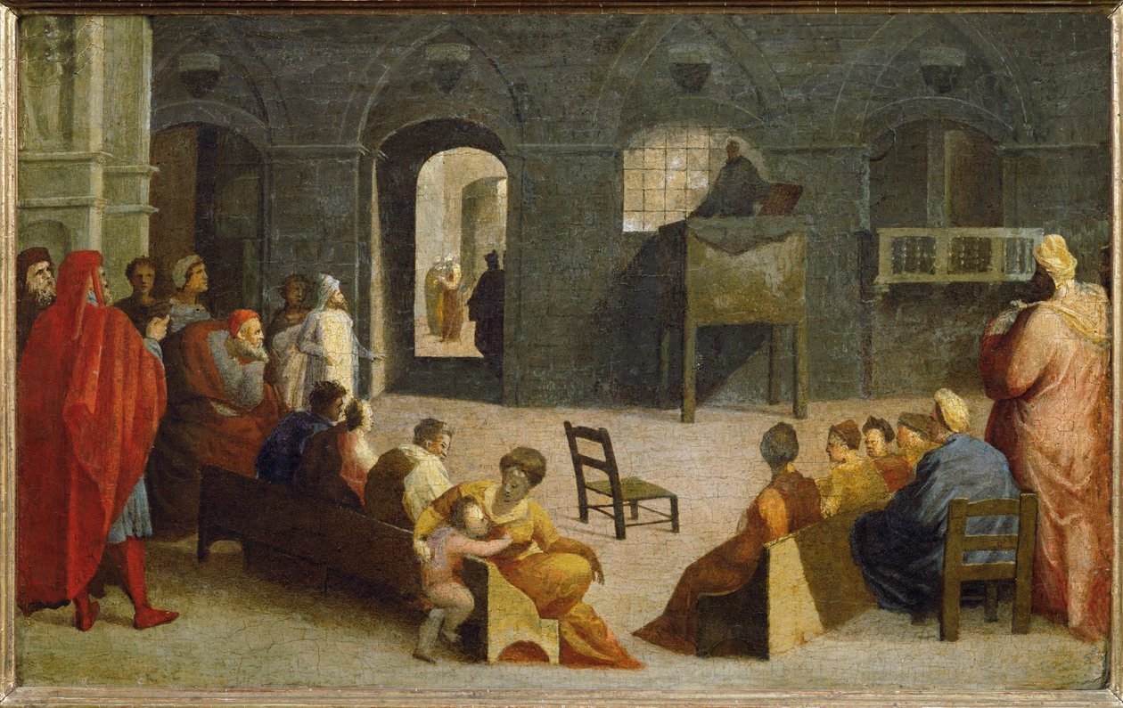 Un sermon de saint Bernard de Sienne ... - Domenico Beccafumi
