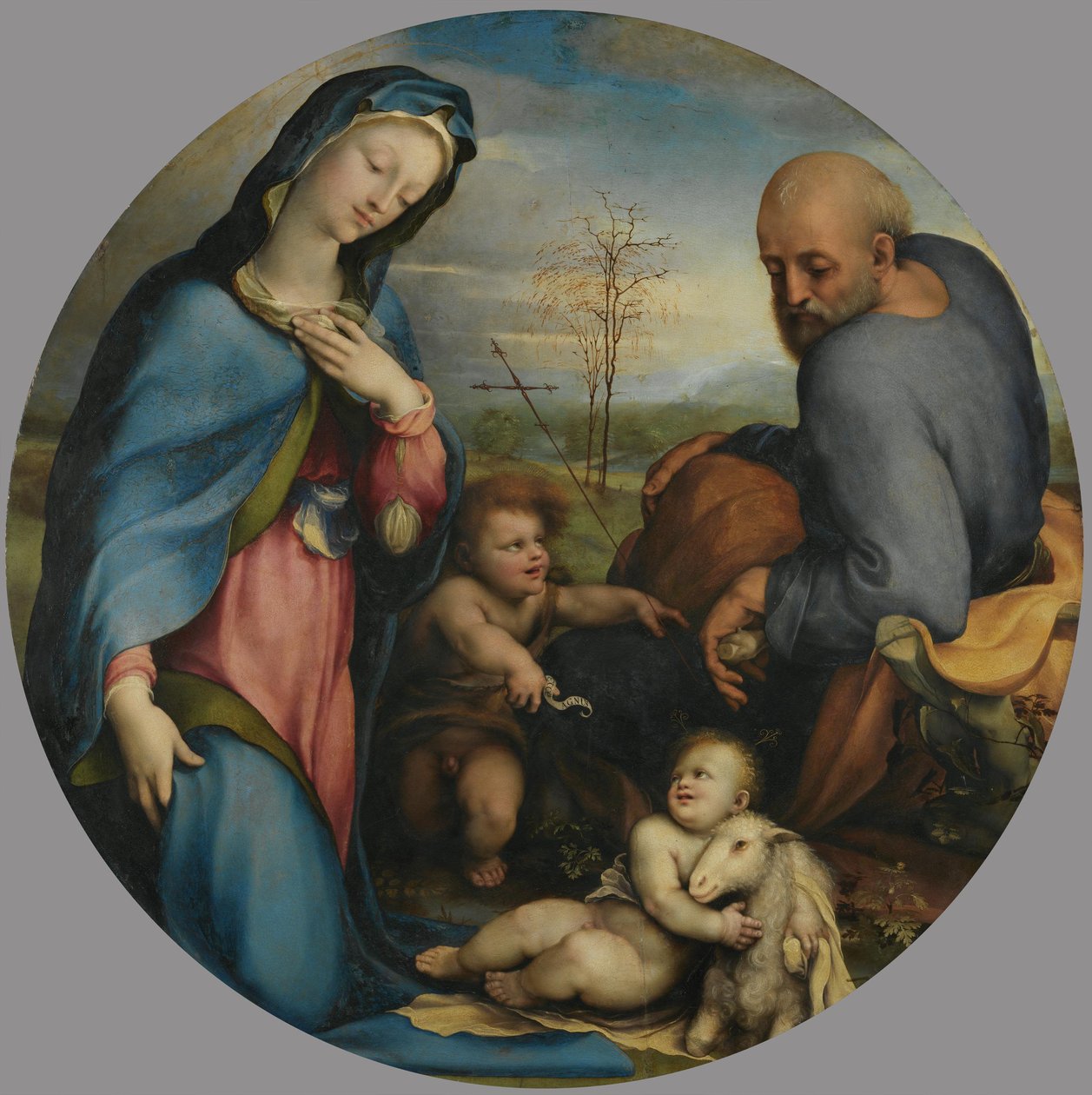 La Sainte Famille avec le jeune saint Jean - Domenico Beccafumi