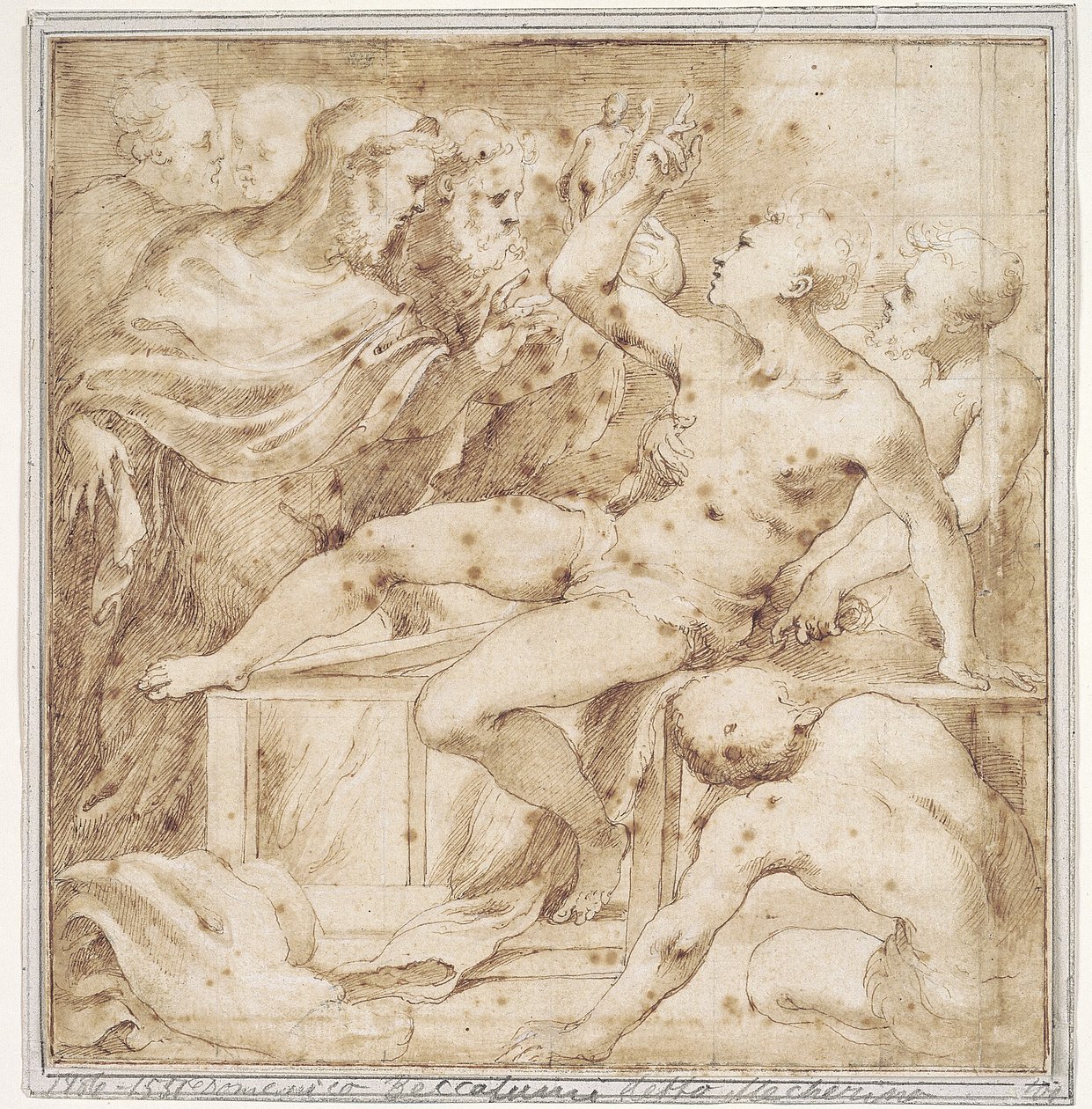 Le martyre de Saint Laurent - Domenico Beccafumi