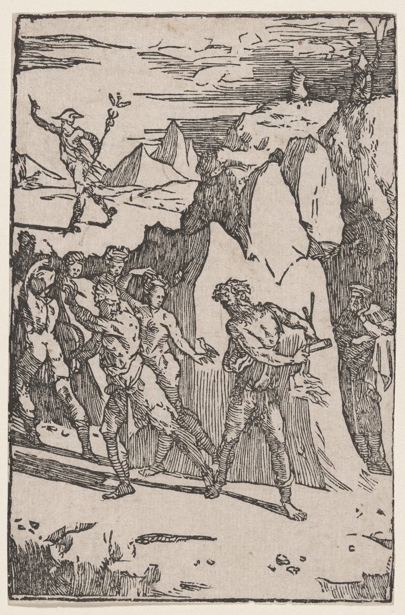 Les métaux qui fuient Vulcain - Domenico Beccafumi