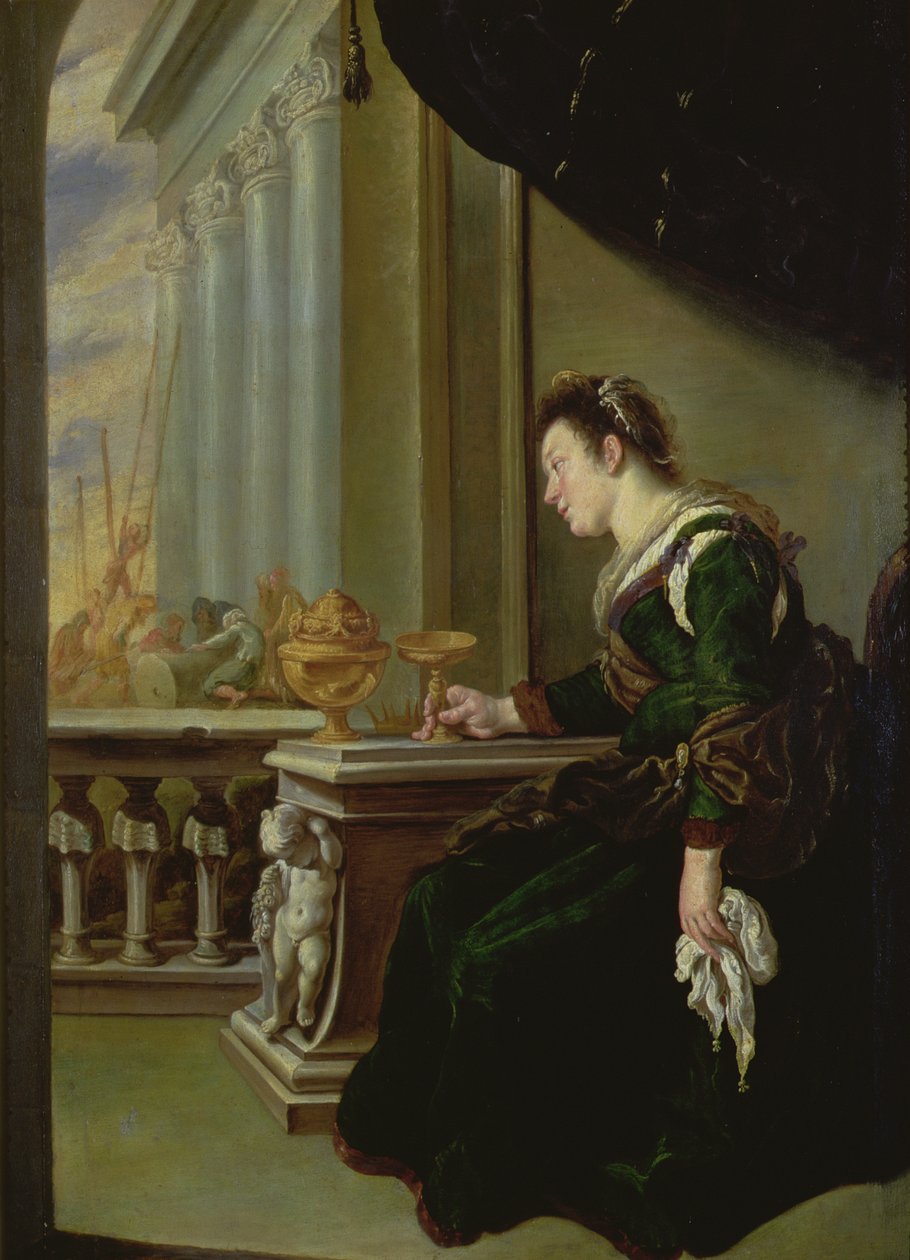 Artémise pleurant Mausole - Domenico Fetti or Feti