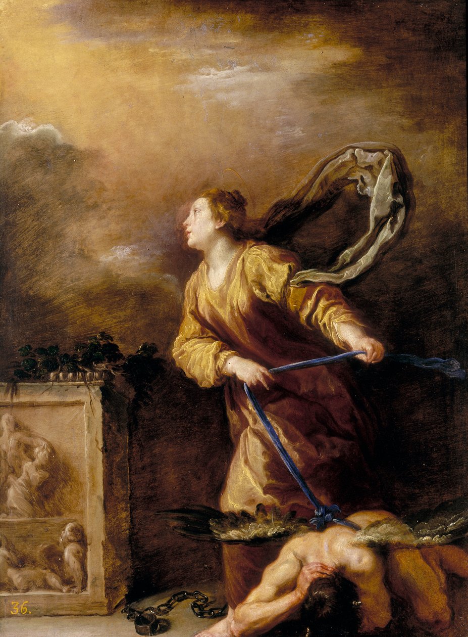 Sainte Marguerite de Cortone - Domenico Fetti or Feti