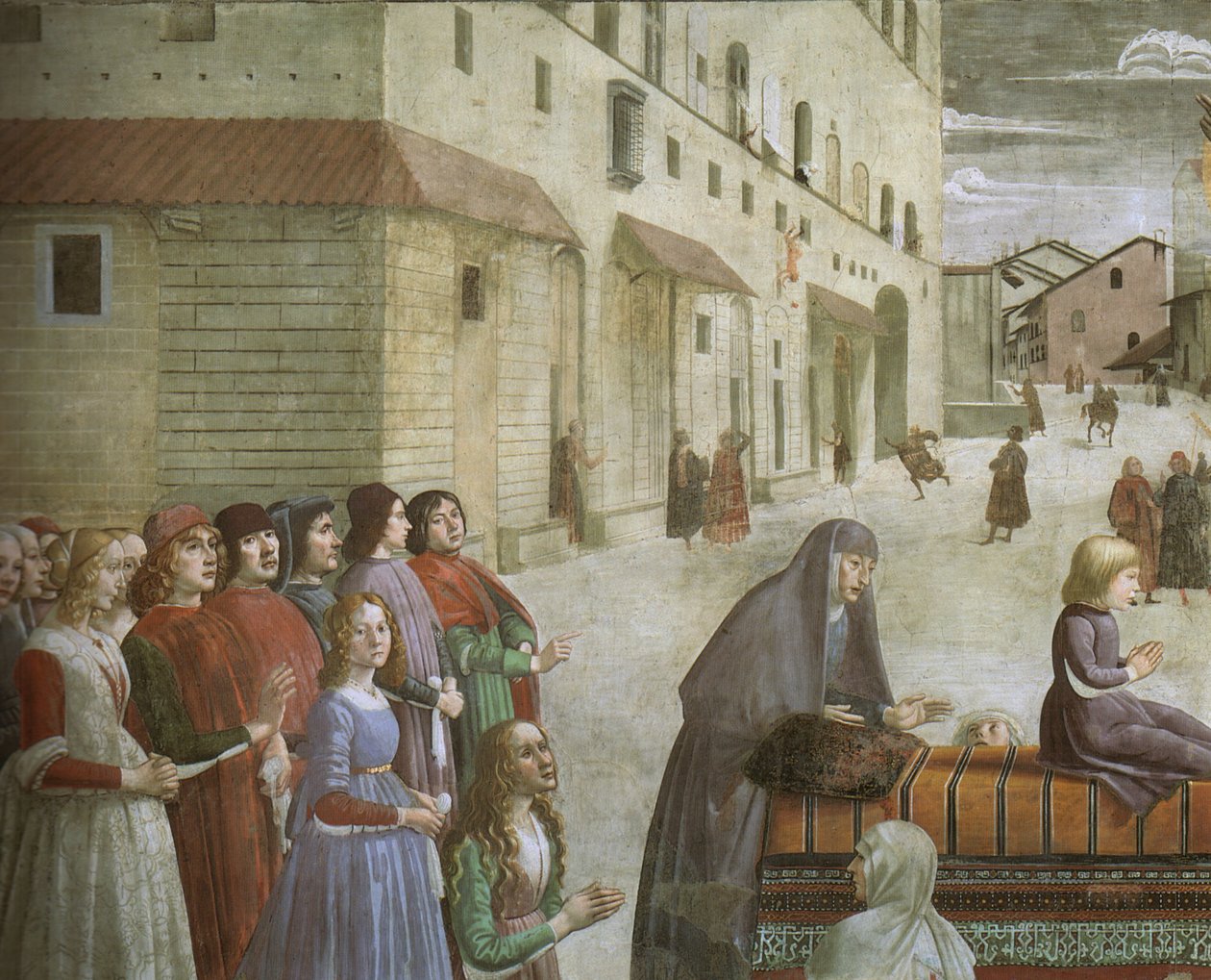 Résurrection du garçon - Domenico Ghirlandaio