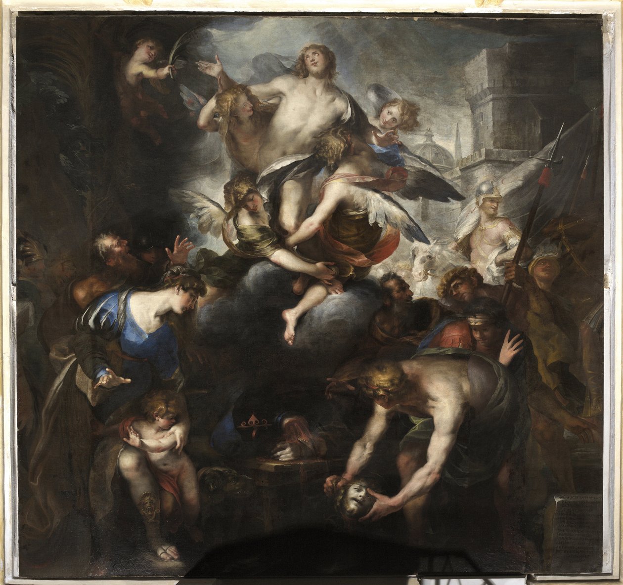 Le martyre et la gloire de Jacques, fils de Zébédée - Domenico I Piola