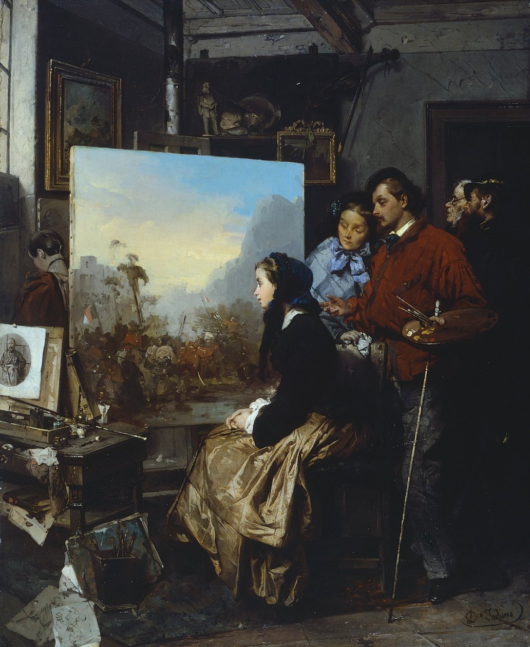 Une pensée pour Garibaldi - Domenico Induno