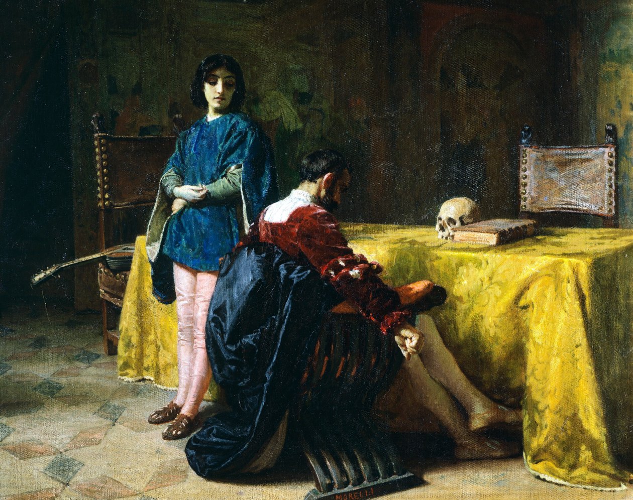Comte Lara | Domenico Morelli | Estampe d'art